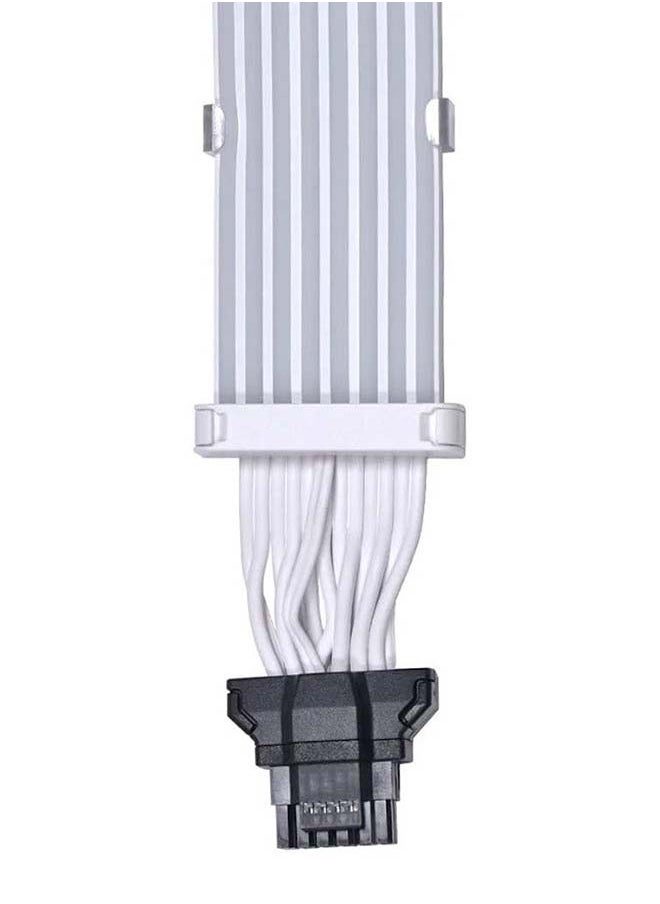 LIAN LI - كابل Lian Li Strimer Plus V2 12+4 إلى 12+4 Pin Add-RGB، أطلق العنان لخيالك، متوافق مع L-Connect، 8 أدلة إضاءة، طول الكابل 320 مم | G89.PW16-8PV2.00 - Image 1