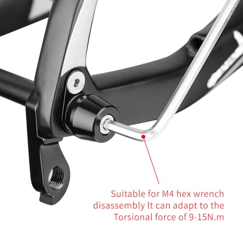MUQZI Bike Trainer Thru Axle Adapter, M12*1.5 Thru Axles for Bike Trainers Rear Wheel Attachment, 160-172mm - Image 5