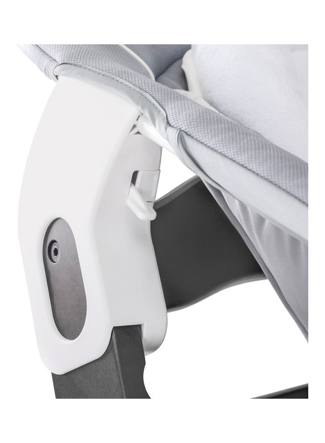 hauck Alpha+ 2 In 1 Bouncer And Baby Rocker, Stretch Grey From Birth, Newborn Set, Compatible With Alpha Highchair - Image 5