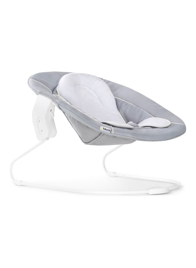 hauck Alpha+ 2 In 1 Bouncer And Baby Rocker, Stretch Grey From Birth, Newborn Set, Compatible With Alpha Highchair - Image 3