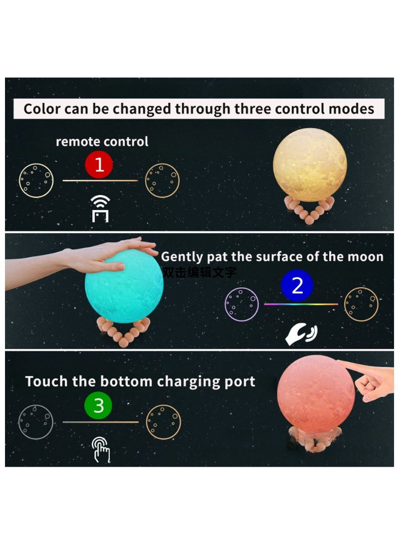 LED Bedside Table Lamp Rechargeable Night Lamp 16 color Night Light for Kid Lover Birthday Gift ﻿ - Image 3