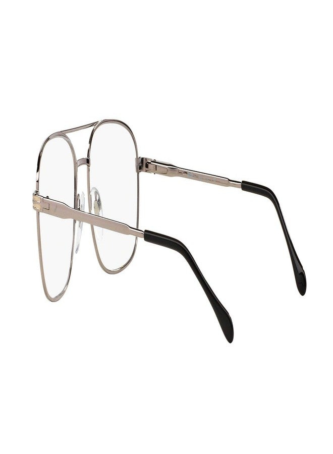 Sferoflex Mens SF2152 Square Prescription Eyewear Frames, Silver Gold/Demo Lens, 56 mm - Image 5