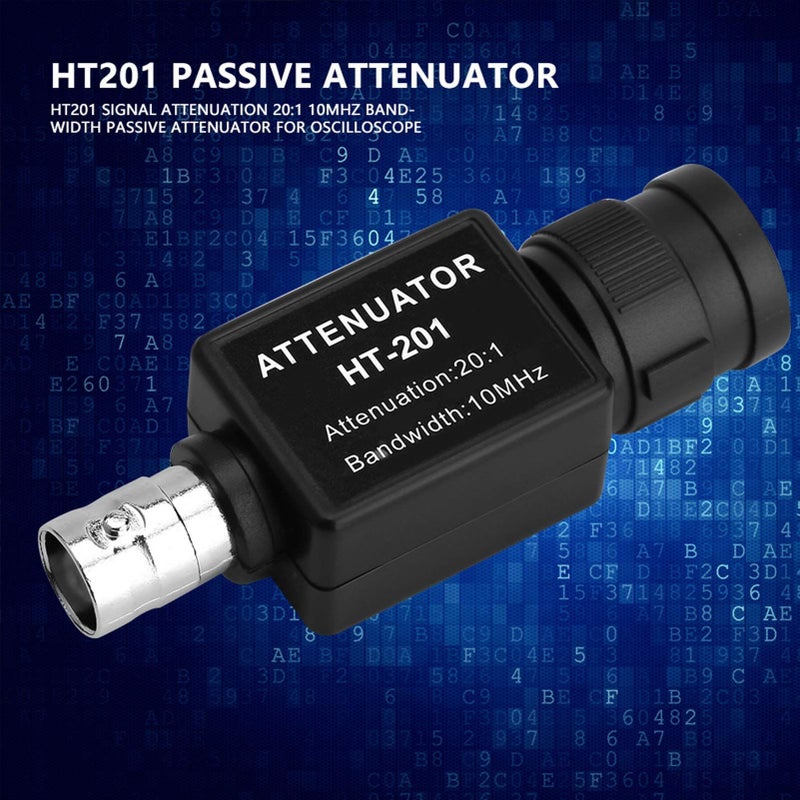 Hapivida Ht201 Passive Attenuator 20 1 Signal Attenuation 10mhz Bandwidth Oscilloscope Accessories For Automobile Measurement Fuel Injector Primary Ignition Waveforms Black - Image 4