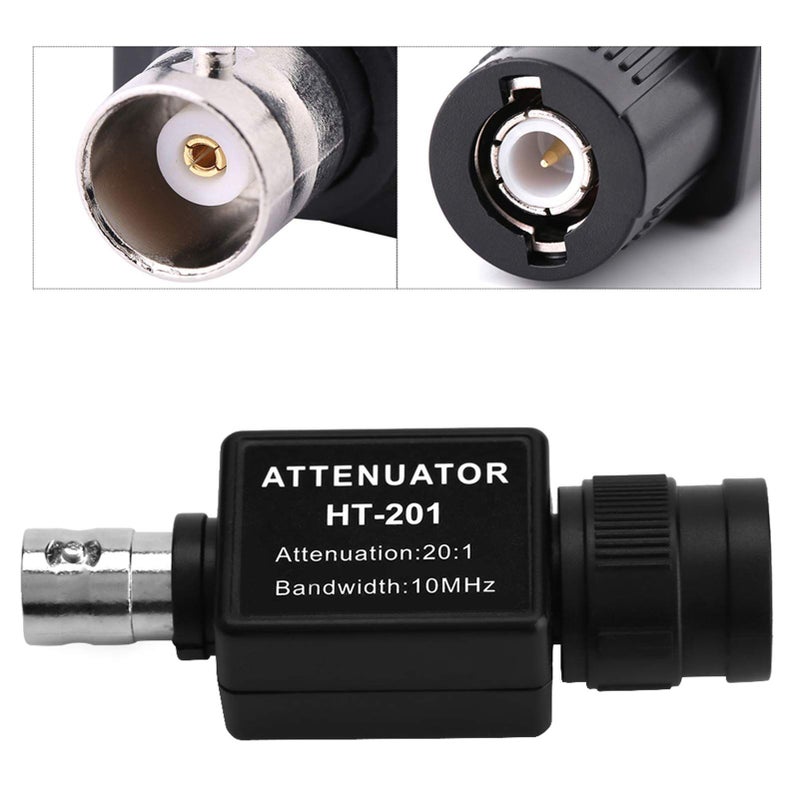 Hapivida Ht201 Passive Attenuator 20 1 Signal Attenuation 10mhz Bandwidth Oscilloscope Accessories For Automobile Measurement Fuel Injector Primary Ignition Waveforms Black - Image 5