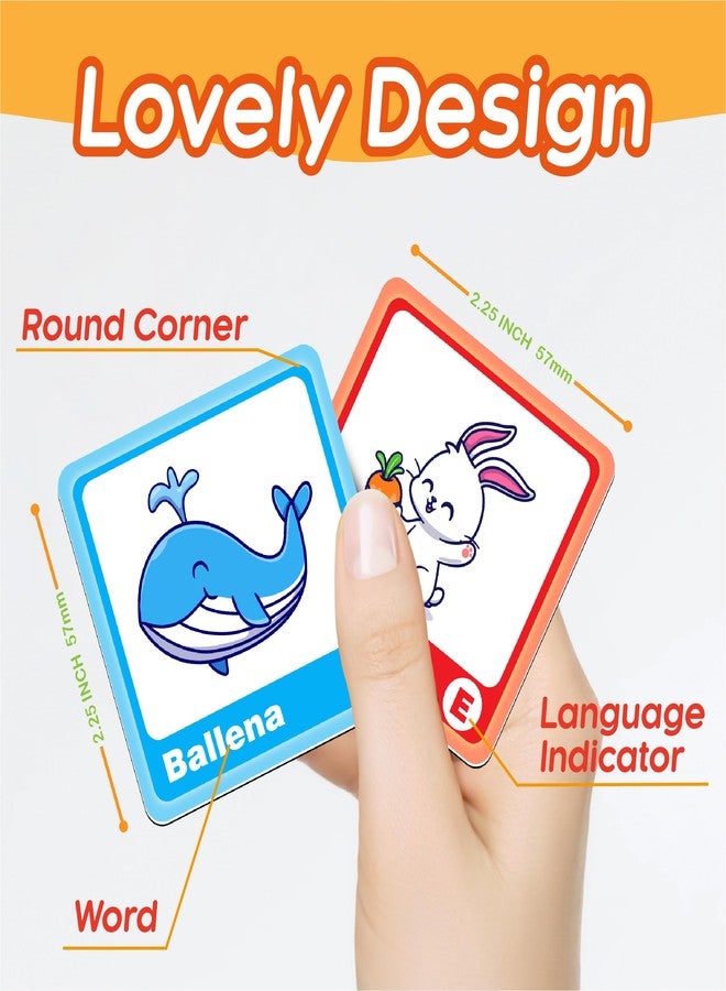 EDUMAETRIX 72 (36 Pairs) Spanish English Bilingual Alphabet Numbers Memory Matching Game Language Learning Games for ESL and Language Immersion for Teens. - Image 2