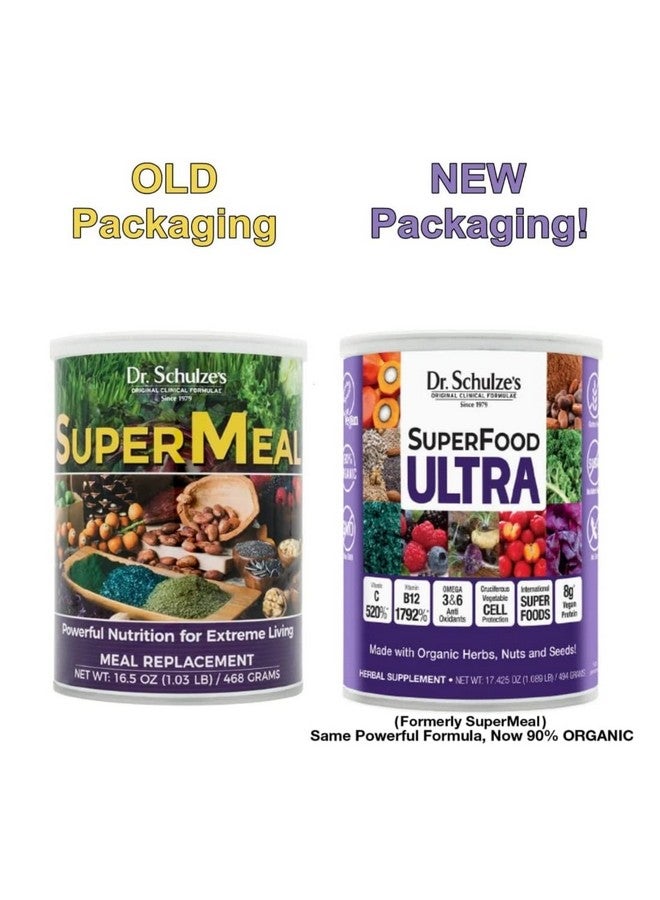 Dr. Schulze's SuperFood Ultra | Organic Super Food Powder | Vitamin B Complex and 520% Vitamin C | May Help Boost Energy & Improve Fitness | Vegan, Non-GMO & Gluten-Free | 17.4 Oz - Image 2
