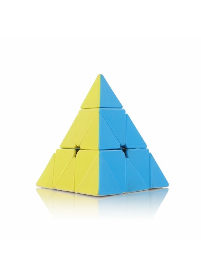 Chanak Speed Pyramid Cube, Stickerless Pyramid Cube, Triangle Pyraminx Cube for Kids - Image 2