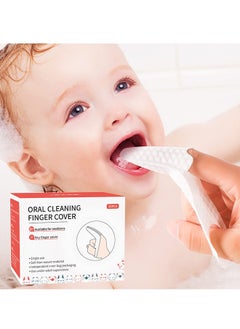 MIXDE Baby Finger Toothbrush Dry Wipes And Baby Tongue Cleaner Stage 1 Birth To First Teeth 0 To 36 Month 30 Count  - Image 1