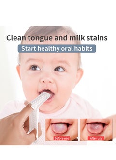 MIXDE Baby Finger Toothbrush Dry Wipes And Baby Tongue Cleaner Stage 1 Birth To First Teeth 0 To 36 Month 30 Count  - Image 2