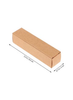 WYBOT 50Pcs Kraft Paper Lipstick Boxes, Essential Oil Packaging Boxes, DIY Supplies Beauty Accessories Makeup Organzier Tube Storage Lip Gloss Boxes  - Image 2