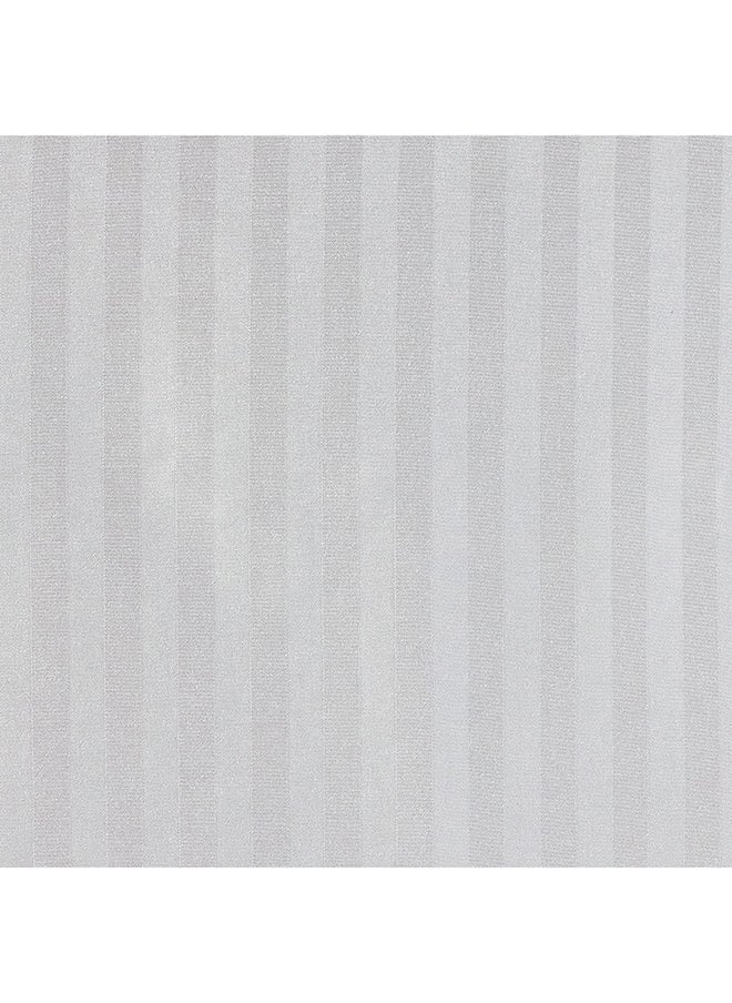 Hotel Collection HOTEL COLLECTION Stripe LIGHT GREY Double Fitted Sheet 150x200 cm with 2 Pillow Cases  - Image 3