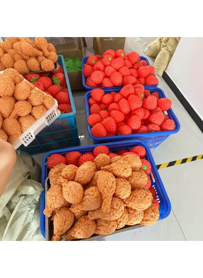 لعبة إسفنجية - لعبة إسفنجية كبيرة جدًا على شكل عنب - ضغط بطيء الارتداد، أداة لتخفيف القلق والتوتر، كرة ضغط ناعمة، لتخفيف التوتر للأطفال والكبار، صندوق مفاجآت، هدية مضحكة - Image 4