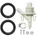 Blutoget Upgraded 385311641 RV Water Valve 2 Pack 385311658 Flush Ball Seal for Pedal Flush Valve Toilet by Blutoget RV Toilet Valve Fit for Sealand Dometic 300 310 311 320 321 RV Toilets Marine Toilet - Image 2