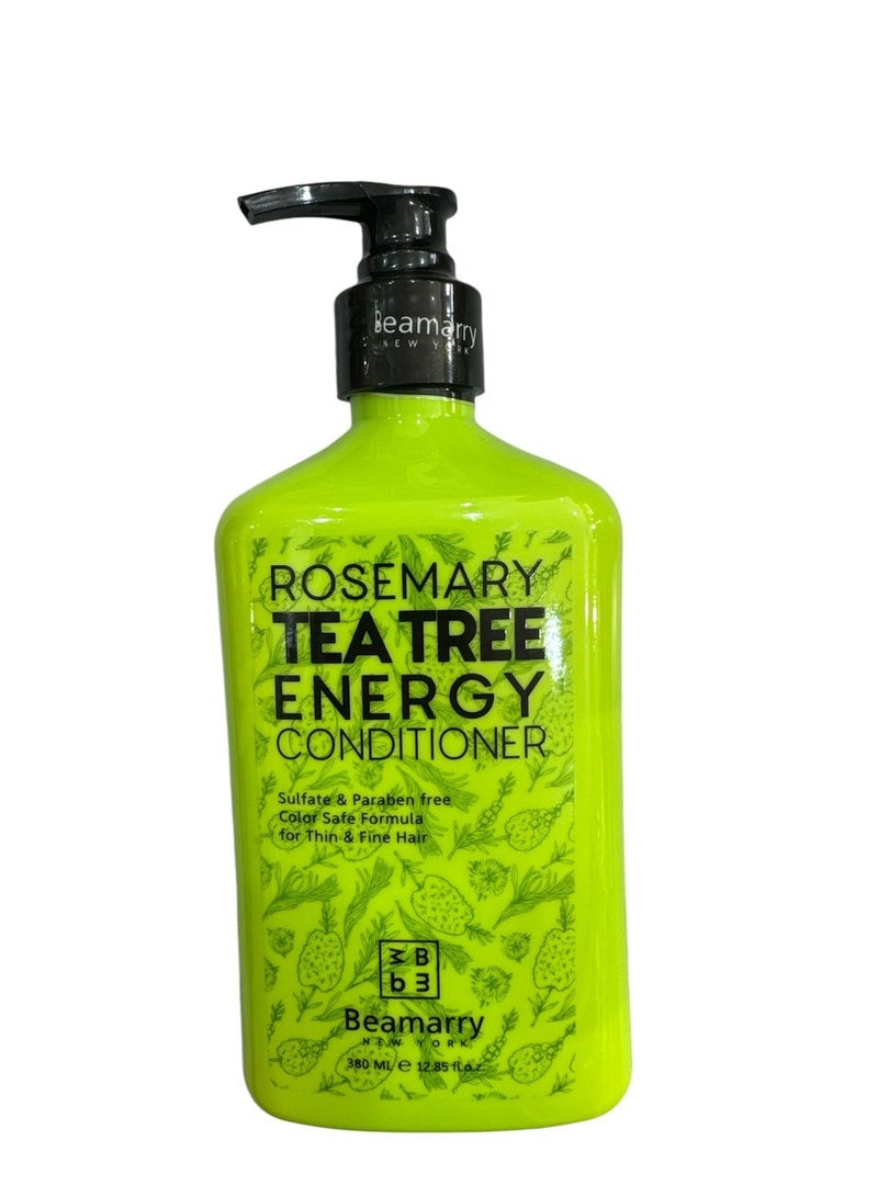 Beamarry New York ROSMARY TEA TREE ENERGY CONDITIONER 380ML - Image 1