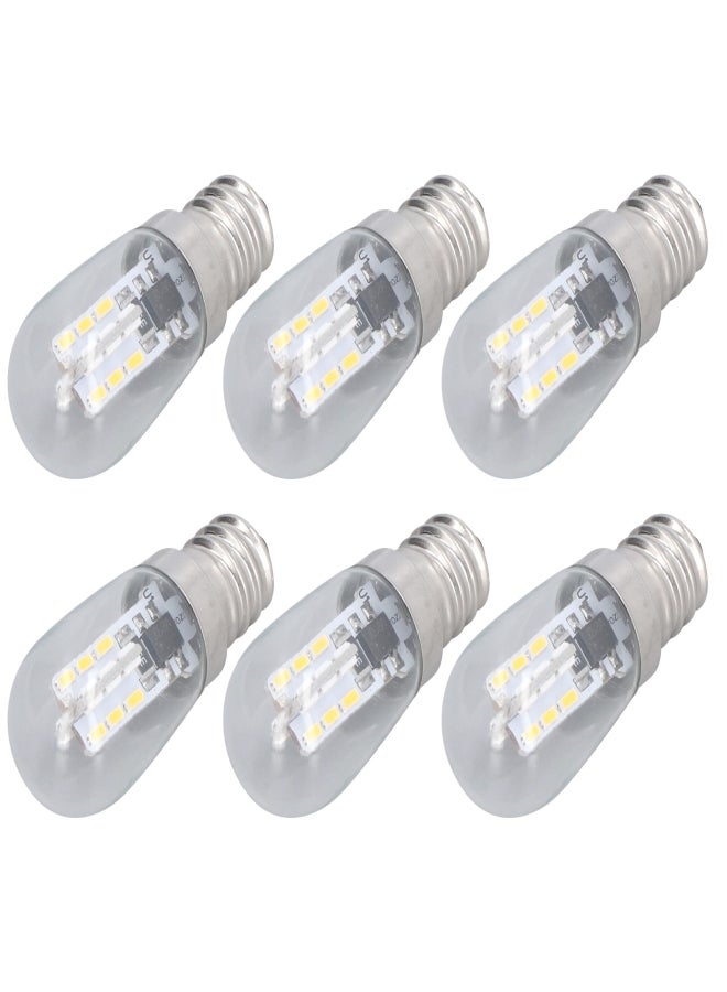 ١٠ مصابيح LED E12 زجاجية صغيرة للسقف، ٥٠٠ لومن، مصباح جداري لغرفة النوم أو المكتب، ٢٢٠ فولت - Image 5