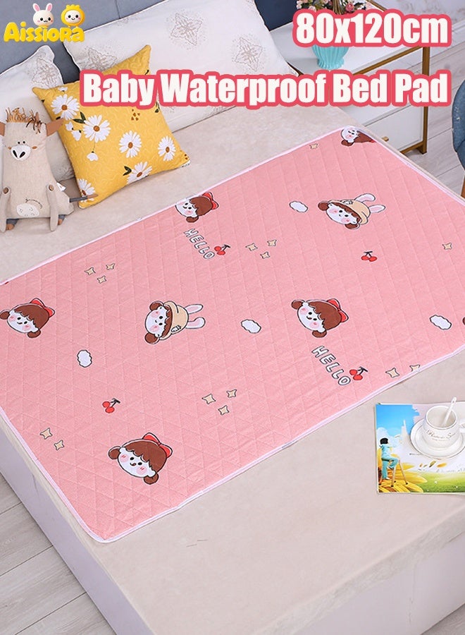 آيسيورا 80x120 سم وسادة سرير للماء للطفل مرتبة بول للأطفال وسادة بول قابلة للغسل مرتبة الدورة الشهرية للإناث مرتبة الدورة الشهرية المضادة للتسرب الجانبي وسادة سلس البول قابلة لإعادة الاستخدام للأطفال / البالغين / الحيوانات الأليفة - Image 1
