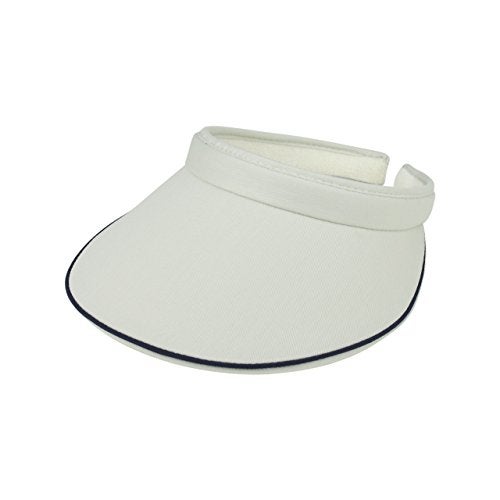 Mega Cap MG Women's Cotton Twill Clip-On Visor-4115-PUTTY - Image 1