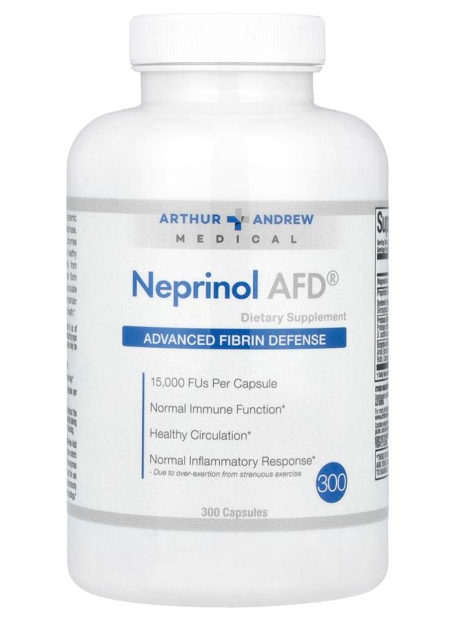 Arthur Andrew Medical Neprinol AFD® Advanced Fibrin Defense 300 Capsules