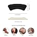 BIGIICO Heel Grips Liner Cushions Heel Pads Insert Prevent Too Big Slipping Blisters Filler for Loose Shoe Fit Black - Image 4