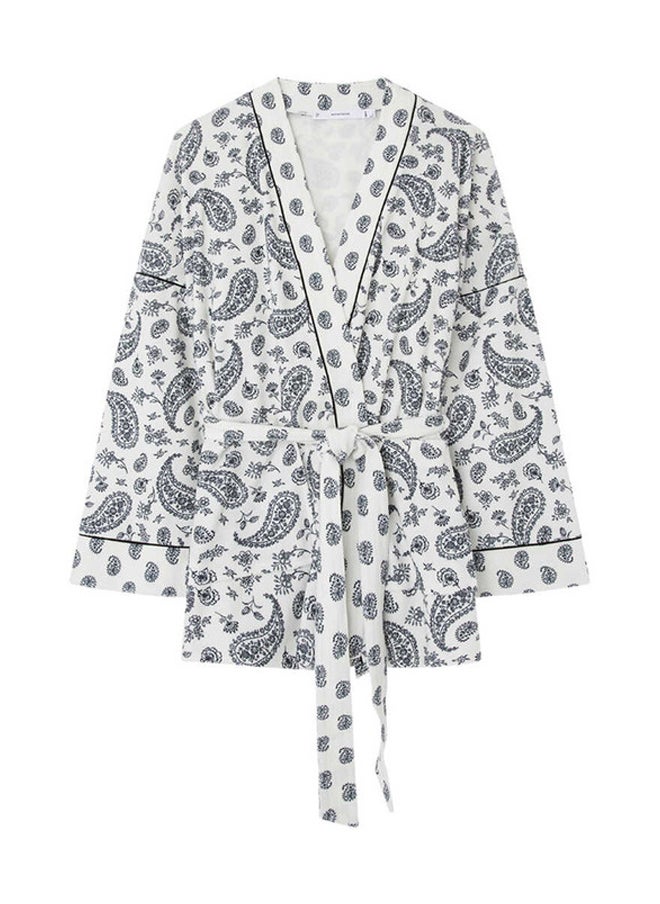 women'secret - Short boho velvet robe - Image 1