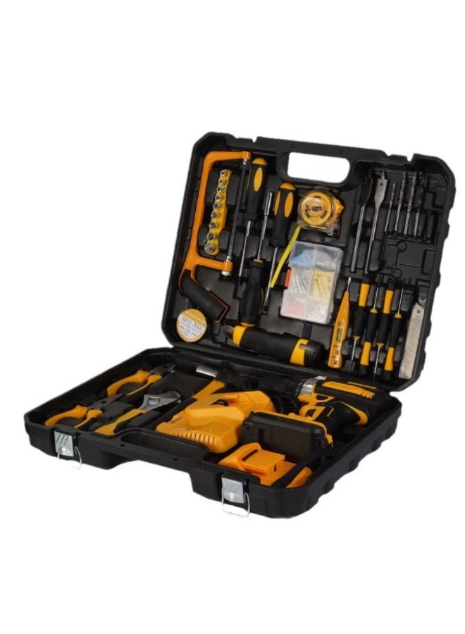 دينكس مجموعة مثقاب كهربائي لاسلكي | بطارية ليثيوم 21 فولت (1300 مللي أمبير)، سرعة متغيرة، محرك قوي 3C مع ملحقات أدوات | مثالي للاستخدام المنزلي وورش العمل وأعمال الـDIY - Image 1