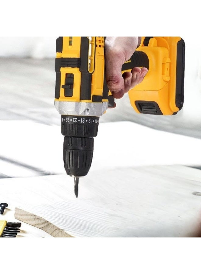 دينكس مجموعة مثقاب كهربائي لاسلكي | بطارية ليثيوم 21 فولت (1300 مللي أمبير)، سرعة متغيرة، محرك قوي 3C مع ملحقات أدوات | مثالي للاستخدام المنزلي وورش العمل وأعمال الـDIY - Image 3