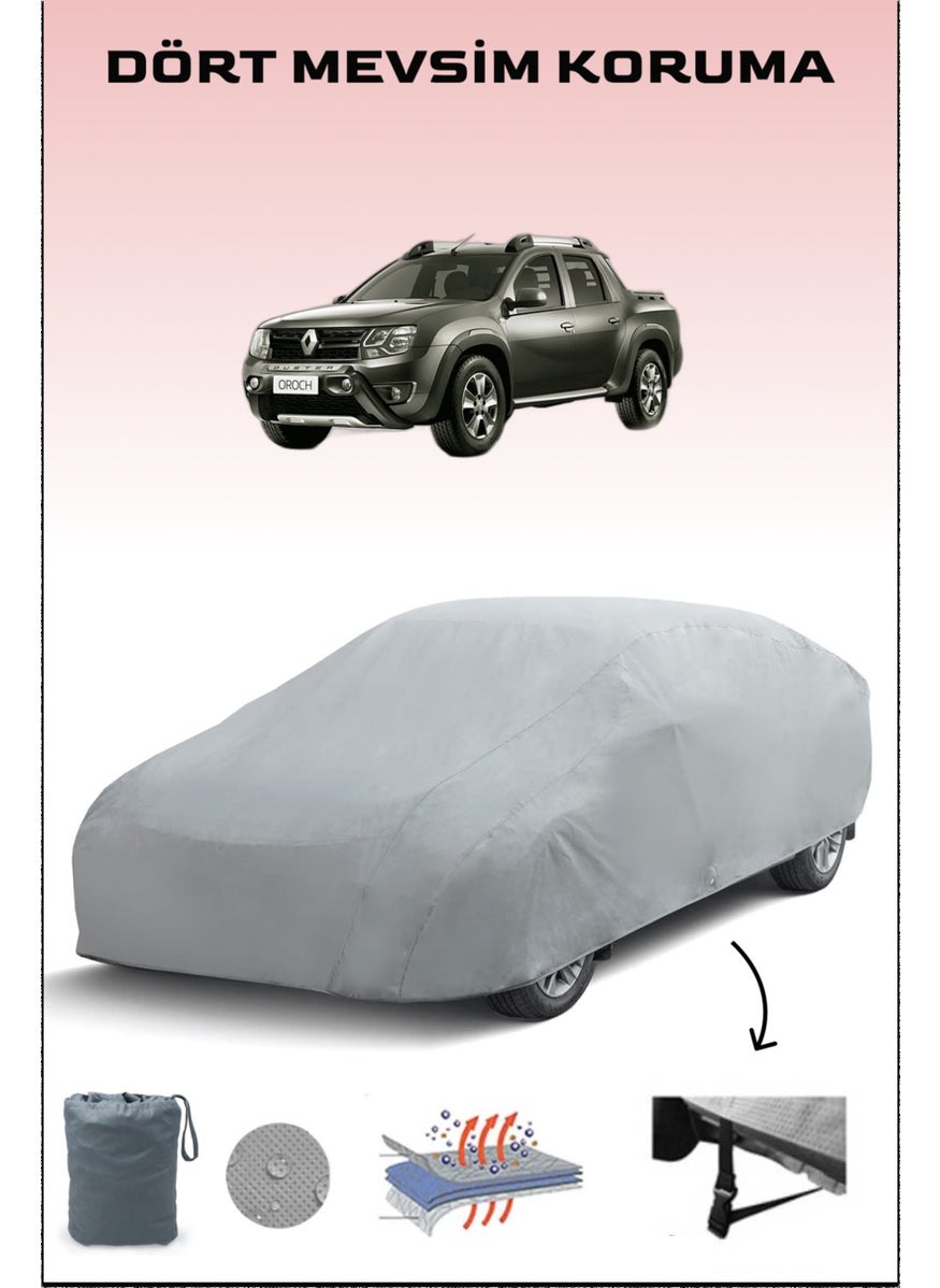 Breen Renault Duster Oroch Compatible Auto Cover, Car Cover, Water and Sun Proof Car Tent  - Image 1