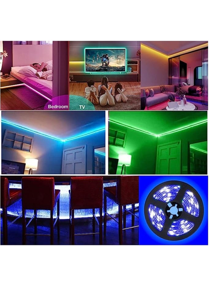MIRFA 5M USB Powered TV LED Strip Lights Flexible RGB Color Changing LED Lights with Remote Control for Home Decoration, Kitchen, PC, TV, Bedroom, Cabinet  - Image 5