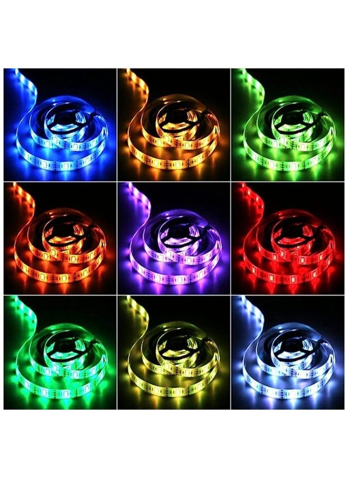 MIRFA 5M USB Powered TV LED Strip Lights Flexible RGB Color Changing LED Lights with Remote Control for Home Decoration, Kitchen, PC, TV, Bedroom, Cabinet  - Image 3
