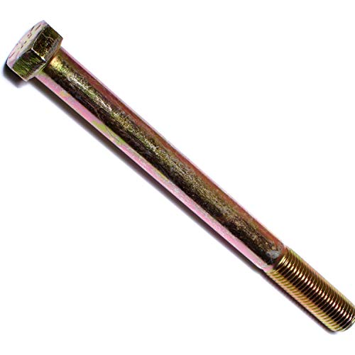 Aivoxe Hard-to-Find Fastener 014973253295 Grade 8 Fine Hex Cap Screws, 7/16-20 x 5, Piece-10, Yellow - Image 3