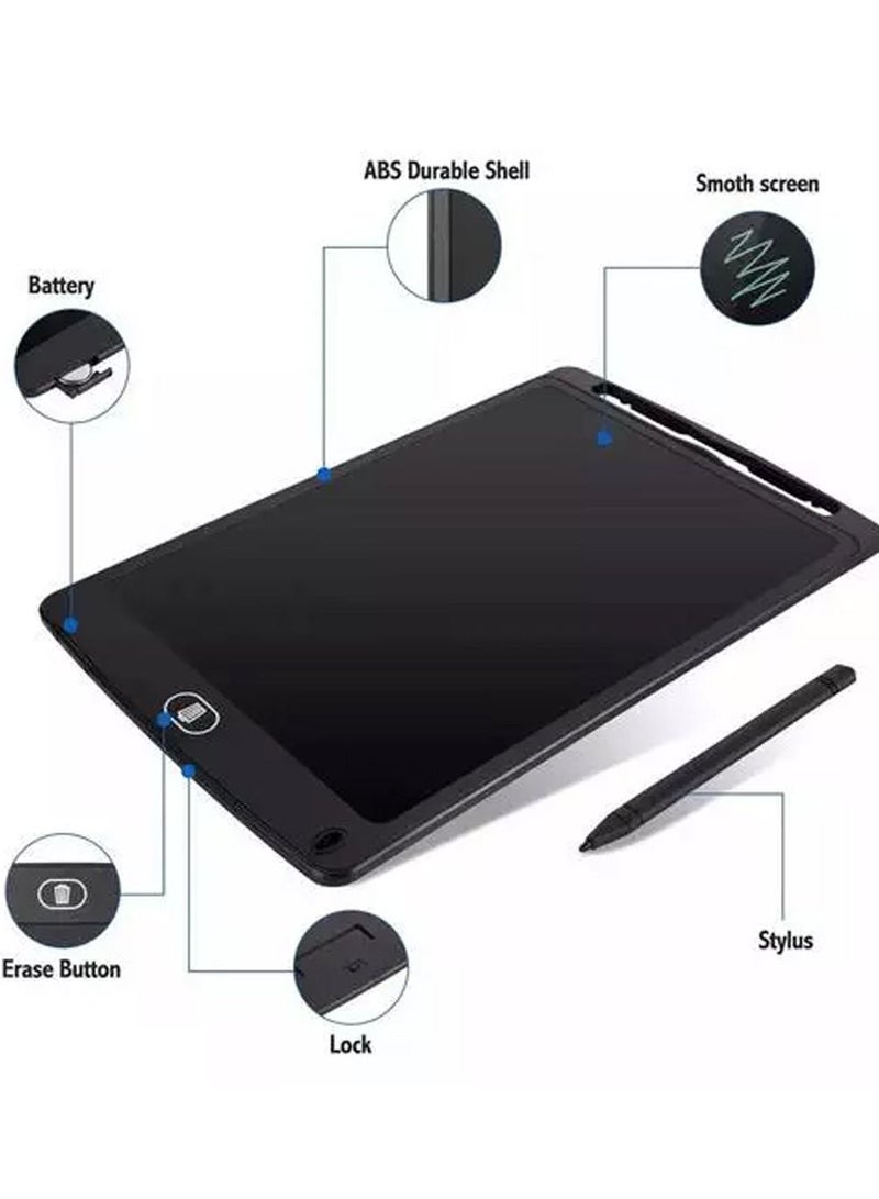 FEND 8.5 Inch LCD Writing Tablet With With Replaceable Battery and Remove Button Red  - Image 5