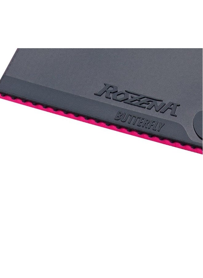 BUTTERFLY Rozena Table Tennis Rubber Inverted Professional Table tennis Rubber Black (1.9mm) 4906901186897 - Image 3