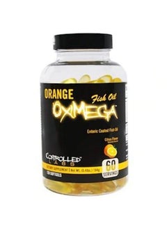 controlled labs CONTROLLED LABS Orange Oximega Fish Oil Supplement 120 Softgels, EPA and DHA, 2000mg Omega- 3 Fatty Acids, Citrus-Flavor, Burpless Softgels  - Image 1