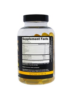 controlled labs CONTROLLED LABS Orange Oximega Fish Oil Supplement 120 Softgels, EPA and DHA, 2000mg Omega- 3 Fatty Acids, Citrus-Flavor, Burpless Softgels  - Image 2