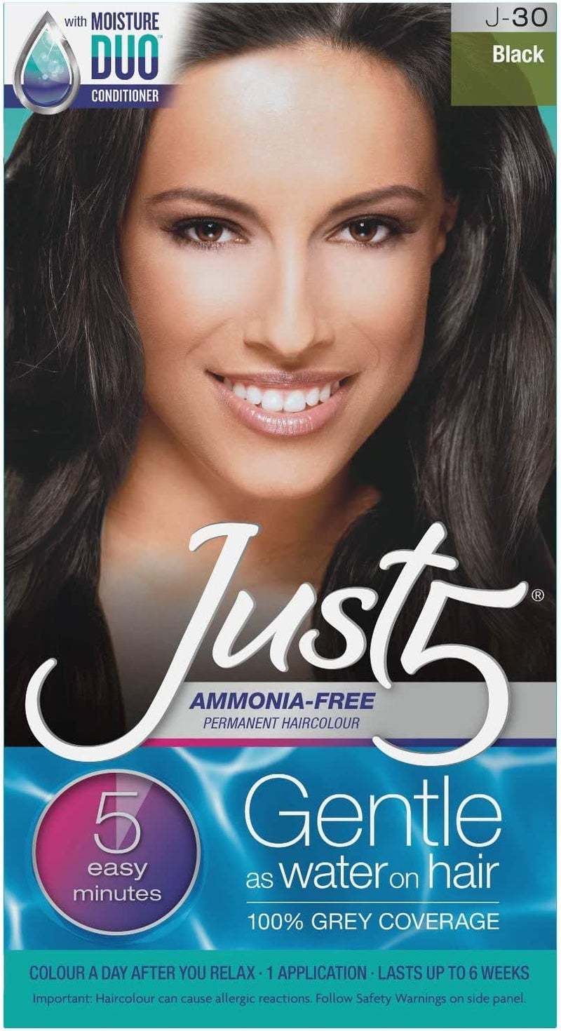Just My Style Just 5 Womens Hair Color Black J30 3 Pack