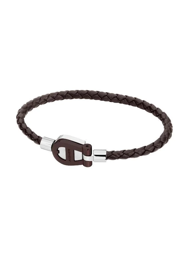 AIGNER Geno Leather Bracelet