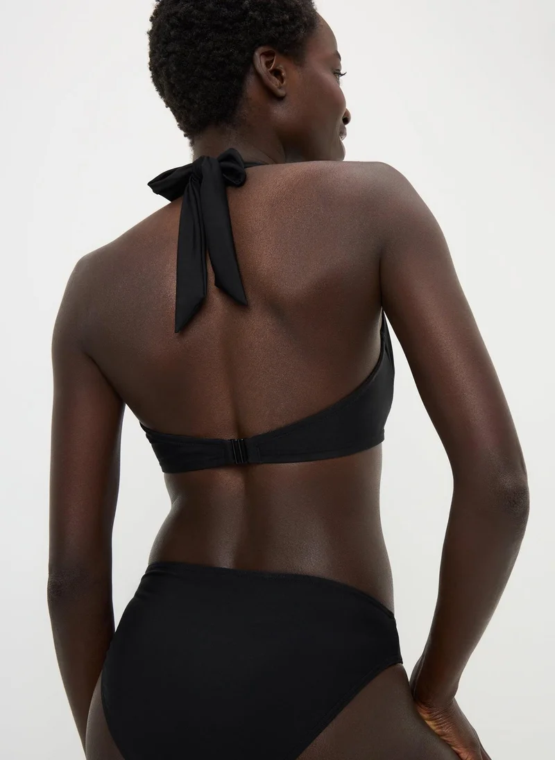 Matalan Black Shapewear Cupped Bikini Top