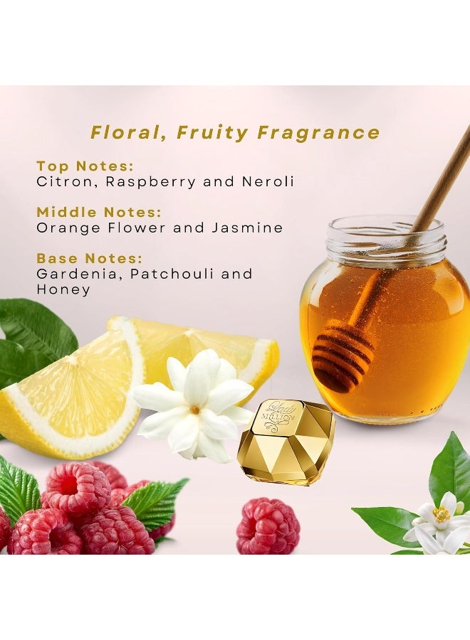 Paco Rabanne Perfume for Women Gift Set Mini Variety - Lady Million, Olympea, Fame Edt, Fame Parfum - Image 3