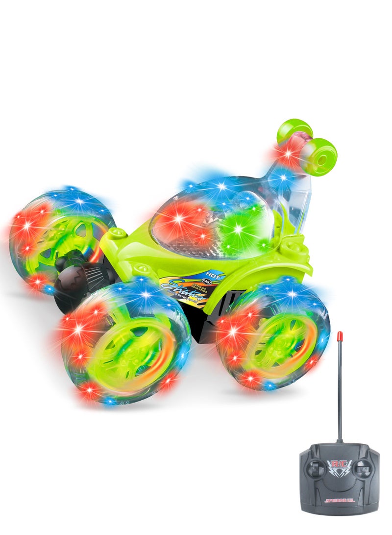 Tornado King Super Power 360° Flip Remote Control Ultimate RC Adventure Car Rechargeable With Light And Sound
