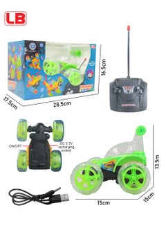 LB Tornado King Super Power 360° Flip Remote Control Ultimate RC Adventure Car Rechargeable With Light And Sound  - Image 4