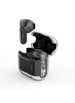 New Pro12 Wireless Bluetooth Headset Transparent Bin Tws Esports Gaming Low Delay Noise Reduction Black