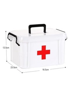 First Aid Kit Medical Box 2 Layers Portable Outdoor Survival Emergency Kits Treatment Medication Plastic Storage Box - pzsku/ZE8A5FD60F9DB7FE5888DZ/45/_/1740908903/e3f3ab5b-5ce8-4757-a61f-765ec76a1b8c