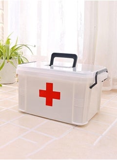 First Aid Kit Medical Box 2 Layers Portable Outdoor Survival Emergency Kits Treatment Medication Plastic Storage Box - pzsku/ZE8A5FD60F9DB7FE5888DZ/45/_/1740908913/eb223993-9399-48dc-95cd-77d41361a8ed