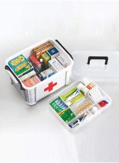 First Aid Kit Medical Box 2 Layers Portable Outdoor Survival Emergency Kits Treatment Medication Plastic Storage Box - pzsku/ZE8A5FD60F9DB7FE5888DZ/45/_/1740908983/4dcfbbc4-0460-42e3-8b36-80cc19c81dcb