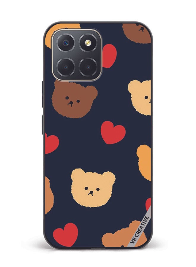 VR CREATIVE Protective Case Cover For Honor X6 Teddy Face Design Multicolour - Image 1
