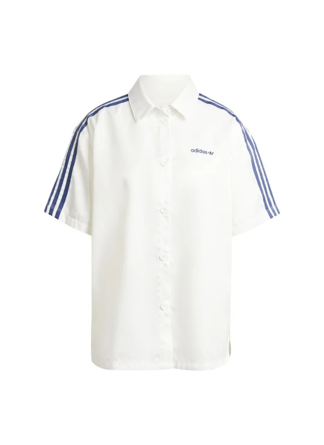 Adidas adidas WOVEN SHIRT White Originals Women OTHER SHIRTS