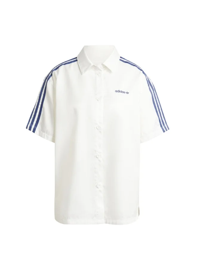 Adidas adidas WOVEN SHIRT White Originals Women OTHER SHIRTS