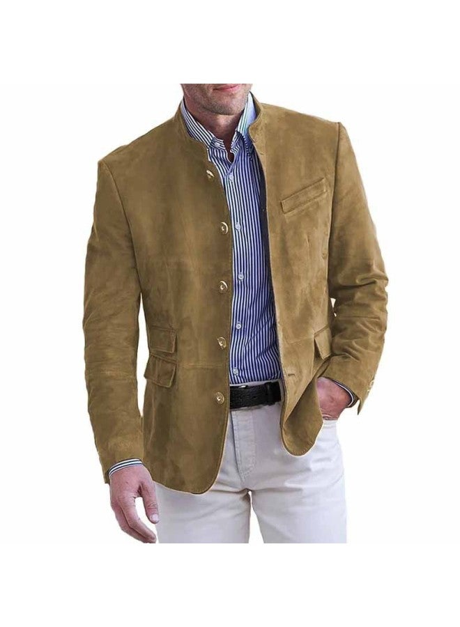 Autumn New European And American Men's Commuter Single-breasted Casual Suit Jacket