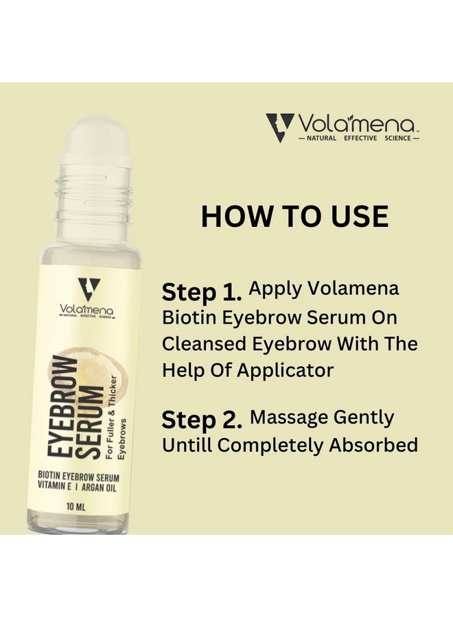VOLAMENA WITH DEVICE Volamena Biotin Eyebrow Growth Serum For Eyebrow And Eye Lashes With Biotin 10 Ml - Image 5