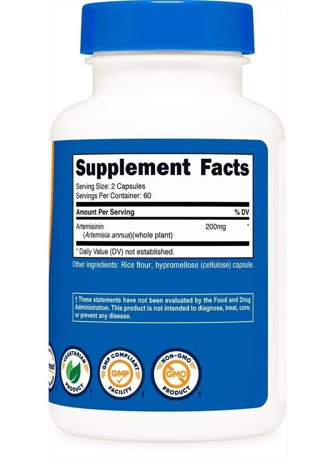 Nutricost, Artemisinin, 120 Capsules (100 mg per Capsule) - Image 4
